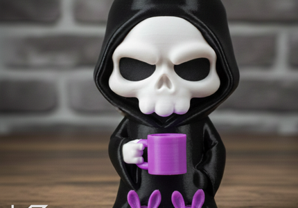 Grim Coffee Break - Mini Grim Reaper Figure