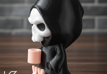 Grim Coffee Break - Mini Grim Reaper Figure