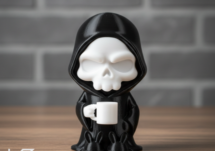 Grim Coffee Break - Mini Grim Reaper Figure