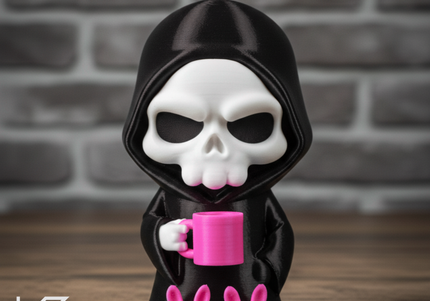 Grim Coffee Break - Mini Grim Reaper Figure