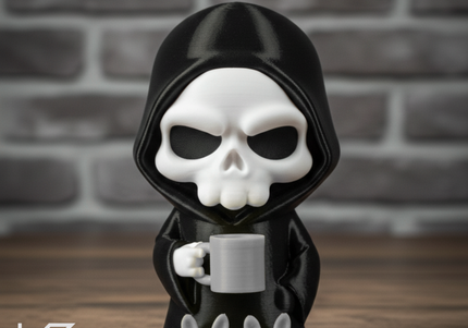 Grim Coffee Break - Mini Grim Reaper Figure