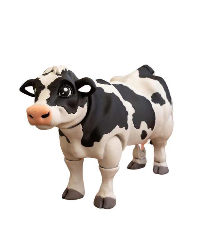 Articulated Spotted Dairy Cow