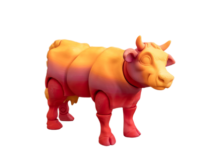 Articulated Spotted Dairy Cow