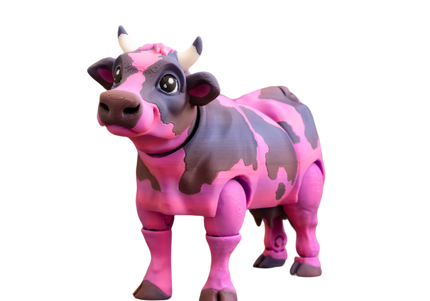 Articulated Spotted Dairy Cow