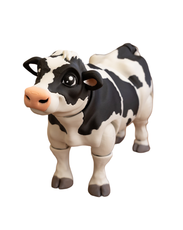 Articulated Spotted Dairy Cow