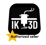 IK 3D logo with a yellow star labeled 'Authorized seller' on a white background