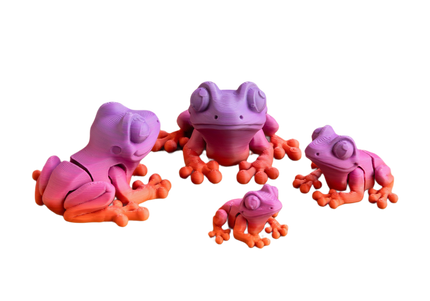 Articulated Tiny Tree Frog