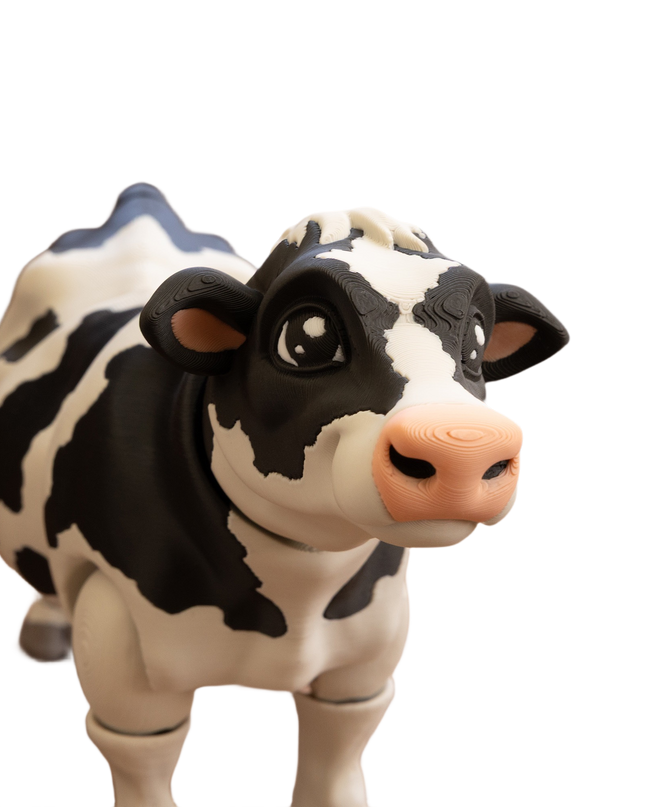 Articulated Spotted Dairy Cow