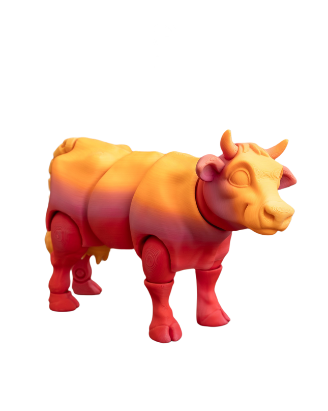 Articulated Spotted Dairy Cow