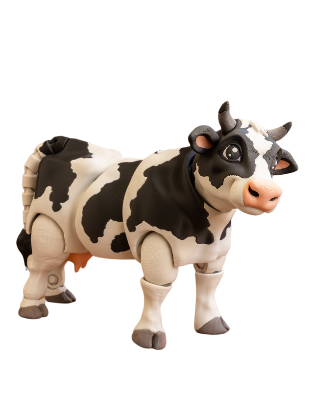 Articulated Spotted Dairy Cow